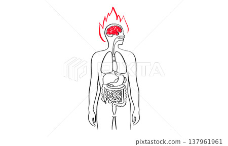 Brain disease concept 137961961