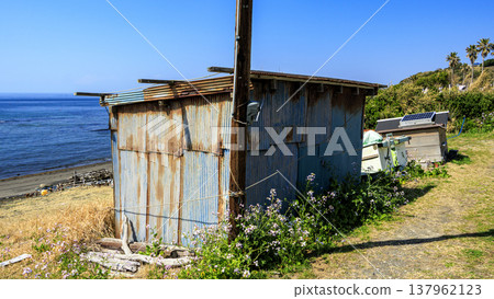 三浦半島三浦市三濱的冬季 三浦半島三浦市三濱的冬季 137962123