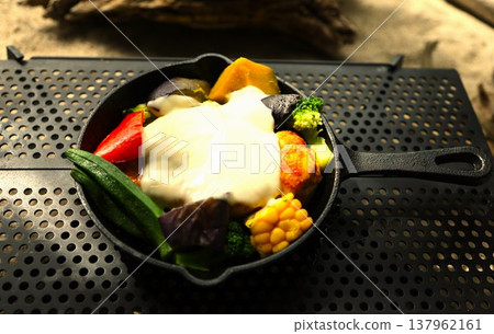 Colorful camp food Colorful camp food 137962161