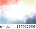 Red, yellow, and blue watercolor-style gradient background 137962356