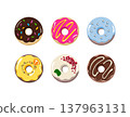 Colorful donuts 137963131
