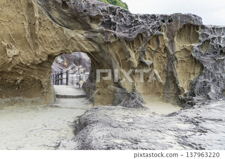 三重縣：鬼城海蝕洞及海蝕崖【世界遺產、國家級風景名勝、日本百景】熊野市 137963220