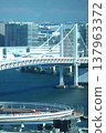 "Rainbow Bridge" and "Yurikamome" (wrapped train) 137963372