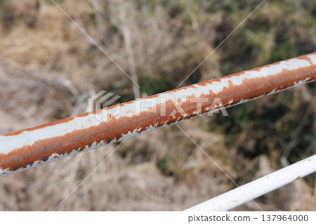 Rusted handrail Rusted handrail 137964000