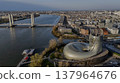 FRANCE, GIRONDE, BORDEAUX, AERIAL VIEW OF THE CITE DU VIN DESIGNED BY THE ARCHITECTS OF THE XTU 137964676