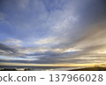 Beautiful sunset sky 137966028