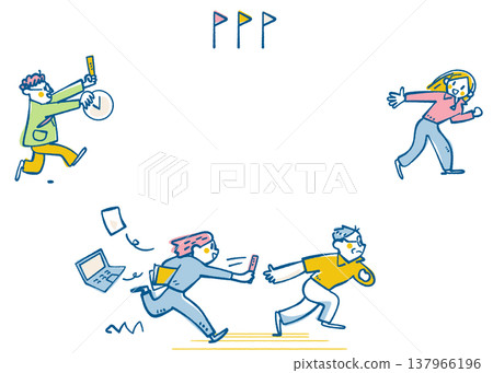 The baton and transfer of duties from teachers to community leaders. 137966196