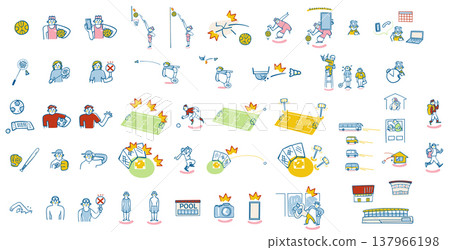 一系列實用圖標,形象化地展示了學校社團活動向當地社區過渡過程中涉及的規則和挑戰。 一系列實用圖標,形象化地展示了學校社團活動向當地社區過渡過程中涉及的規則和挑戰。 137966198