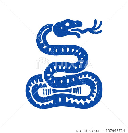 Snake Icon Minimal Silhouette Vector Logo Slithering Serpent Wild Animal Symbol Snake Icon Minimal Silhouette Vector Logo Slithering Serpent Wild Animal Symbol 137968724