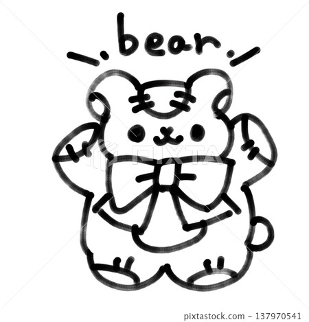熊的插圖 熊的插圖 137970541