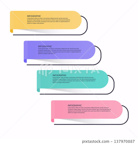 Vector info graphics for your business presentations. Can be used for website layout, numbered banners, diagram, horizontal cutout lines, web design. Vector info graphics for your business presentations. Can be used for website layout, numbered banners, diagram, horizontal cutout lines, web design. 137970887
