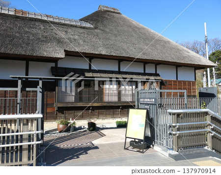 The former guest hall of Entsuji Temple (former Kimura family residence main building) located in Kanazawa Hakkei Gongenyama Park in Kanazawa Ward, Yokohama City. The former guest hall of Entsuji Temple (former Kimura family residence main building) located in Kanazawa Hakkei Gongenyama Park in Kanazawa Ward, Yokohama City. 137970914