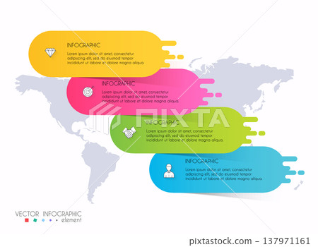 Vector info graphics for your business presentations. Can be used for website layout, numbered banners, diagram, horizontal cutout lines, web design. Vector info graphics for your business presentations. Can be used for website layout, numbered banners, diagram, horizontal cutout lines, web design. 137971161
