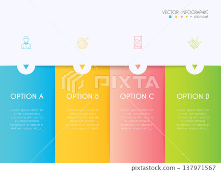 Vector info graphics for your business presentations. Can be used for website layout, numbered banners, diagram, horizontal cutout lines, web design. Vector info graphics for your business presentations. Can be used for website layout, numbered banners, diagram, horizontal cutout lines, web design. 137971567