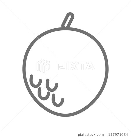 荔枝線條藝術簡筆畫 137971684