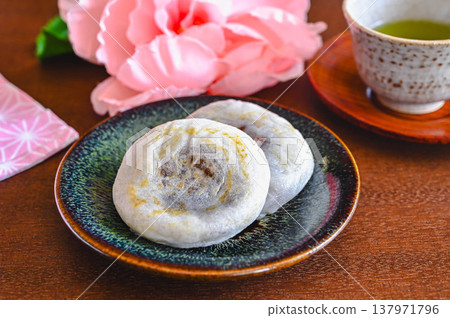 Souvenir sweets: Umegae Mochi Souvenir sweets: Umegae Mochi 137971796