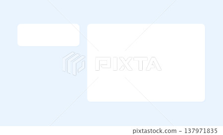 Simple background material with a small panel on the left and a large panel on the right in a light blue color. Simple background material with a small panel on the left and a large panel on the right in a light blue color. 137971835