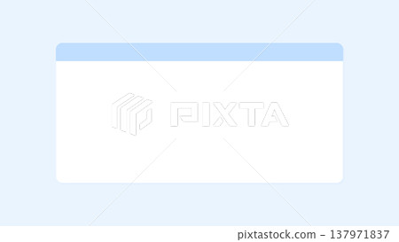 適用於帶有淺藍色標題帶的大面板的簡單背景素材。 137971837