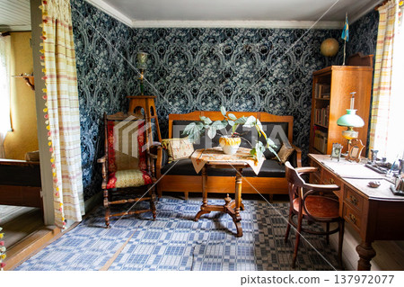 Scandinavian retro living room Scandinavian retro living room 137972077