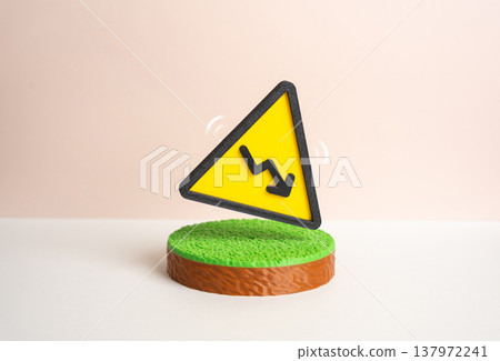 Land value declines. Land prices fall. Farmland and agricultural land shrink. Land assets lose liquidity. Real estate market downturn and falling investment attractiveness Land value declines. Land prices fall. Farmland and agricultural land shrink. Land assets lose liquidity. Real estate market downturn and falling investment attractiveness 137972241
