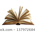 An open, old book 137972684