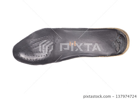 orthopedic insole isolated on white orthopedic insole isolated on white 137974724