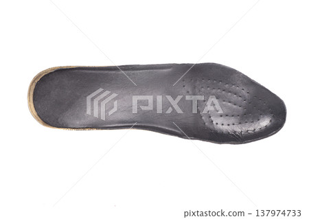 orthopedic insole isolated on white orthopedic insole isolated on white 137974733