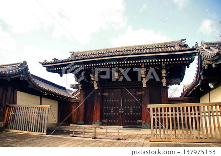 京都府,東本願寺,京都市下京區常盤町入口,2022 年 2 月 京都府,東本願寺,京都市下京區常盤町入口,2022 年 2 月 137975133
