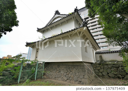 大分縣:船井城-砲塔和石牆 大分縣:船井城-砲塔和石牆 137975409