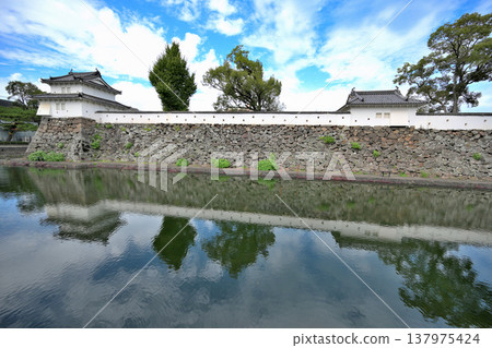 Oita Prefecture: Funai Castle - Turret and Stone Walls Oita Prefecture: Funai Castle - Turret and Stone Walls 137975424