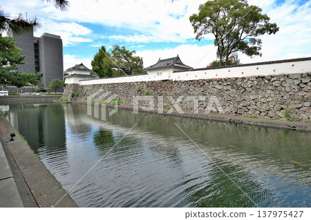 大分縣:船井城-砲塔和石牆 大分縣:船井城-砲塔和石牆 137975427