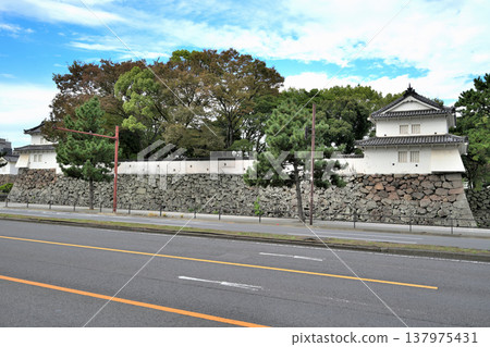 大分縣:船井城-砲塔和石牆 大分縣:船井城-砲塔和石牆 137975431