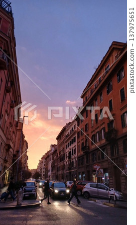 Europe sunset Europe sunset 137975651