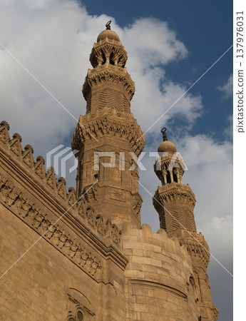 The twin minarets of Bab Zuwayra in Cairo's Old City The twin minarets of Bab Zuwayra in Cairo's Old City 137976031