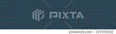 Wavy blue line grid on black background for digital patterns Wavy blue line grid on black background for digital patterns 137976382