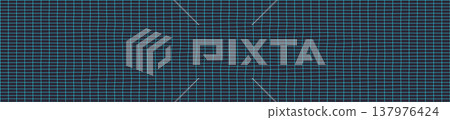 Abstract blue grid pattern with wave distortion Abstract blue grid pattern with wave distortion 137976424