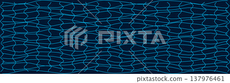 Abstract distorted grid pattern for contemporary design projects 137976461