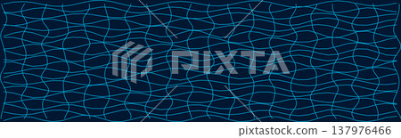 Abstract distorted grid pattern for modern design concepts 137976466