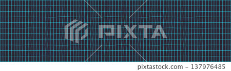 Geometric blue grid pattern on dark background for design projects 137976485