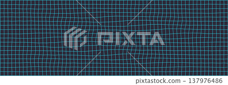 Abstract blue grid on dark background for graphic design 137976486