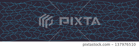 Abstract distorted grid on dark background for modern design Abstract distorted grid on dark background for modern design 137976510
