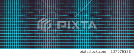 Curved blue grid on dark background for abstract design Curved blue grid on dark background for abstract design 137976528