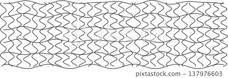 Abstract wavy distorted grid pattern for creative design 137976603