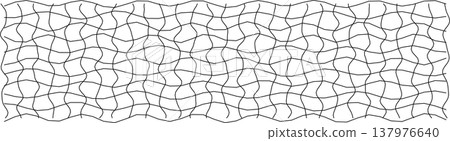 Abstract wavy grid pattern for creative design projects 137976640