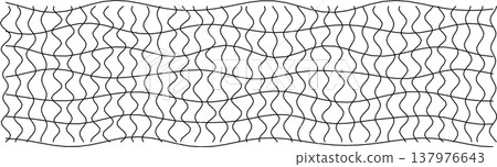 Abstract wavy distorted grid pattern for modern design Abstract wavy distorted grid pattern for modern design 137976643