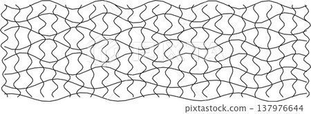 Wavy distorted grid pattern for creative abstract designs Wavy distorted grid pattern for creative abstract designs 137976644