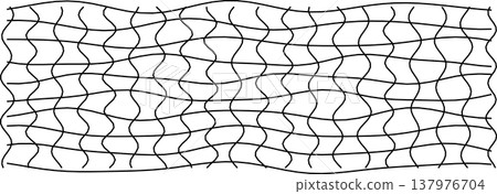 Abstract distorted grid pattern for modern design 137976704