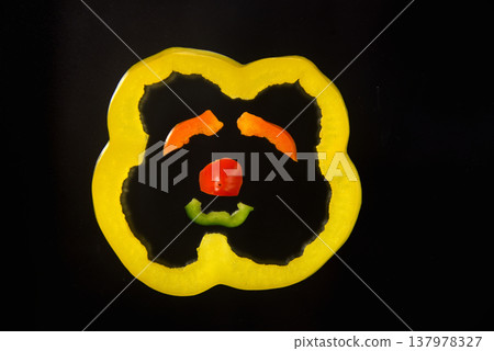 Paprika, Bell pepper, Colored bell pepper, Character 137978327