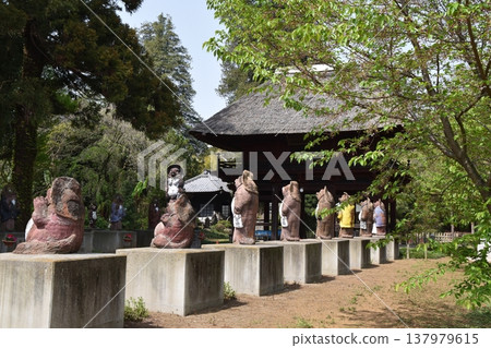 Morinji Temple on a clear day in Gunma Morinji Temple on a clear day in Gunma 137979615