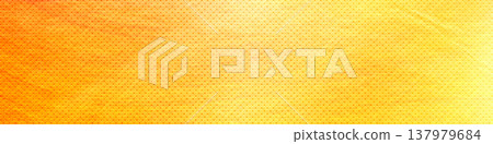 Orange panorama background for Banner, Poster, celebration, event and various design works 137979684